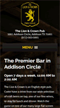 Mobile Screenshot of lionandcrownpub.com